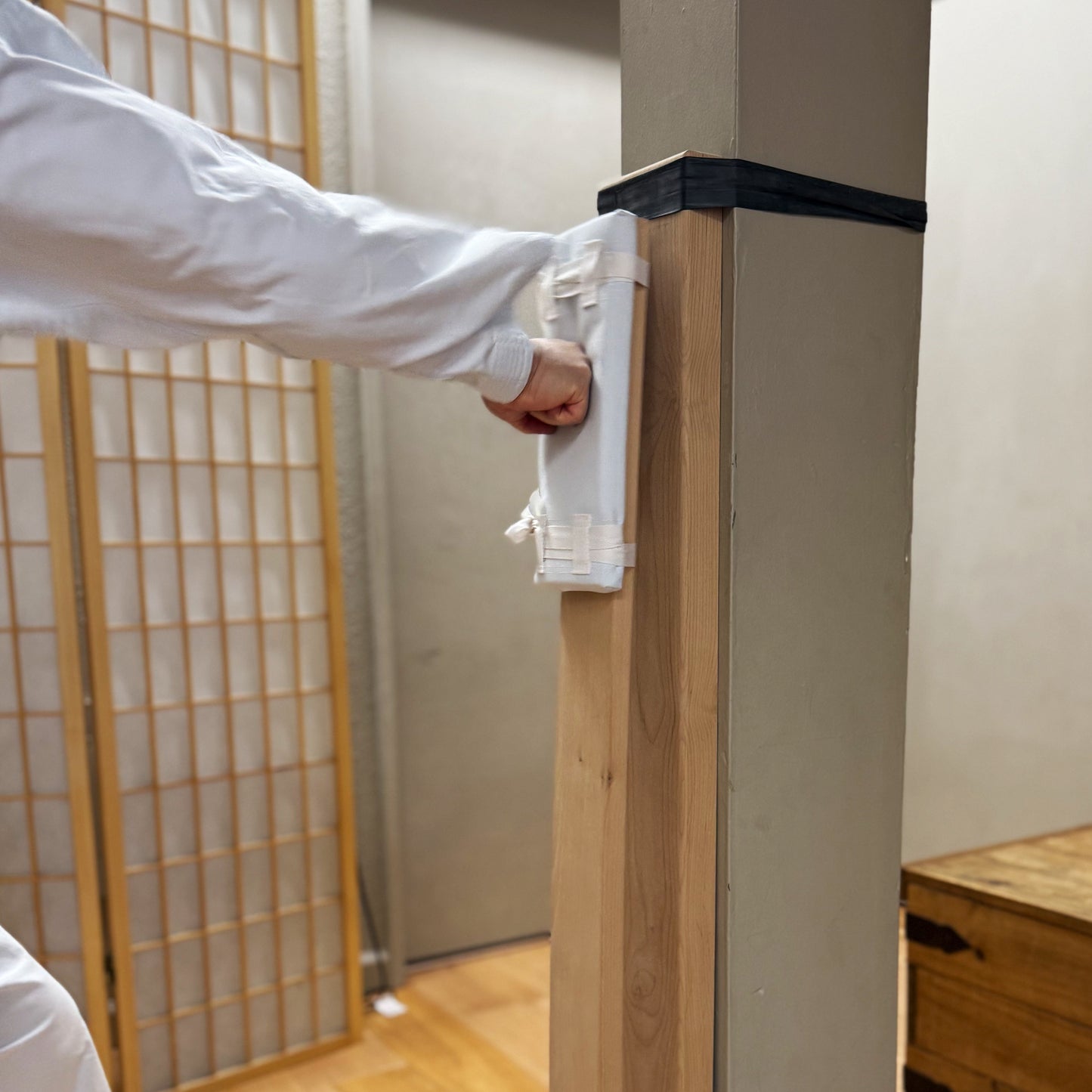 HASHA 48" Custom Makiwara | Traditional Karate Striking Board